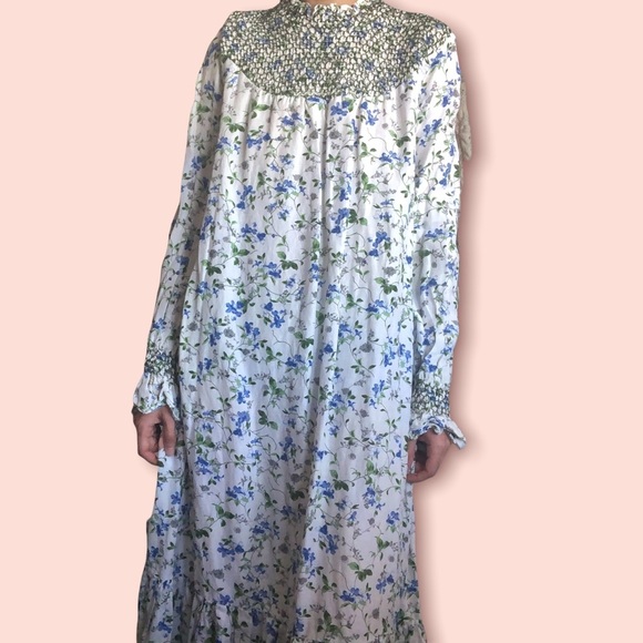 ZARA Floral Daydreamer Long-sleeve Maxi Dress - Picture 8 of 16
